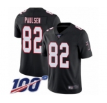 Youth Atlanta Falcons #82 Logan Paulsen Black Alternate Vapor Untouchable Limited Player 100th Season Football Jersey