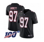Youth Atlanta Falcons #97 Grady Jarrett Black Alternate Vapor Untouchable Limited Player 100th Season Football Jersey