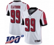 Youth Atlanta Falcons #99 Adrian Clayborn White Vapor Untouchable Limited Player 100th Season Football Jersey