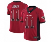 Youth Nike Atlanta Falcons #11 Julio Jones Limited Red Rush Drift Fashion NFL Jersey