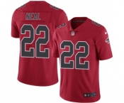Youth Nike Atlanta Falcons #22 Keanu Neal Limited Red Rush Vapor Untouchable NFL Jersey