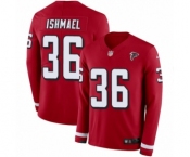 Youth Nike Atlanta Falcons #36 Kemal Ishmael Limited Red Therma Long Sleeve NFL Jersey