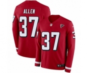 Youth Nike Atlanta Falcons #37 Ricardo Allen Limited Red Therma Long Sleeve NFL Jersey