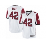 Youth Nike Atlanta Falcons #42 Duke Riley Limited White NFL Jersey