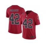 Youth Nike Atlanta Falcons #42 Patrick DiMarco Limited Red Rush NFL Jersey