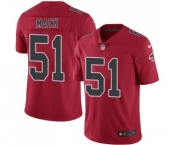Youth Nike Atlanta Falcons #51 Alex Mack Limited Red Rush Vapor Untouchable NFL Jersey