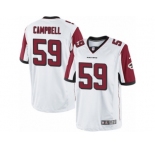 Youth Nike Atlanta Falcons #59 De'Vondre Campbell Limited White NFL Jersey