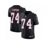 Youth Nike Atlanta Falcons #74 Tani Tupou Black Alternate Vapor Untouchable Limited Player NFL Jersey