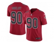 Youth Nike Atlanta Falcons #90 Derrick Shelby Limited Red Rush NFL Jersey