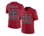 Youth Nike Atlanta Falcons #95 Jonathan Babineaux Limited Red Rush NFL Jersey