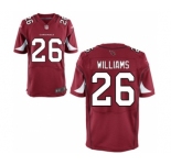 Men's Nike Arizona Cardinals #26 Brandon Williams Elite Red Team Color NFL Jersey