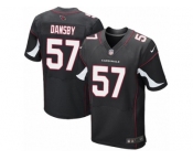 Men's Nike Arizona Cardinals #57 Karlos Dansby Elite Black Alternate NFL Jersey
