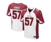 Men's Nike Arizona Cardinals #57 Karlos Dansby Elite White NFL Jersey