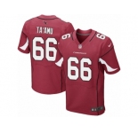 Men's Nike Arizona Cardinals #66 Alameda Ta'amu Elite Red Team Color NFL Jersey