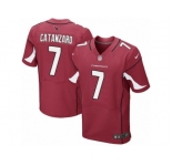 Men's Nike Arizona Cardinals #7 Chandler Catanzaro Elite Red Team Color NFL Jersey