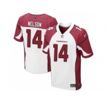 Nike Arizona Cardinals #14 J.J. Nelson white jerseys[Elite]