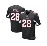 Nike Arizona Cardinals #28 Justin Bethel Black jerseys[Elite]