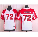 nike nfl jerseys arizona cardinals #72 stinson white[Elite]