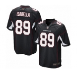 Men's Arizona Cardinals #89 Andy Isabella Game Black Alternate Football Jersey