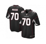 Men's Nike Arizona Cardinals #70 Bobby Massie Game Black Alternate NFL Jersey