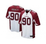 nike nfl jerseys arizona cardinals #90 dockett white[game]