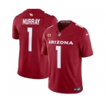 Men's Arizona Cardinals #1 Kyler Murray Red 2023 F.U.S.E. With 4-Star C Patch Vapor Untouchable F.U.S.E. Limited Football Stitched Jersey