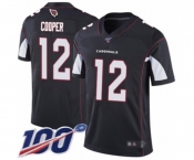 Men's Arizona Cardinals #12 Pharoh Cooper Black Alternate Vapor Untouchable Limited Player 100th Season Football Jersey