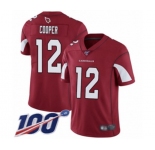 Men's Arizona Cardinals #12 Pharoh Cooper Red Team Color Vapor Untouchable Limited Player 100th Season Football Jersey