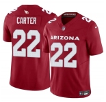 Men's Arizona Cardinals #22 Michael Carter Red 2024 F.U.S.E. Vapor Untouchable Limited Football Stitched Jersey