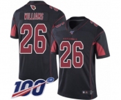 Men's Arizona Cardinals #26 Brandon Williams Limited Black Rush Vapor Untouchable 100th Season Football Jersey