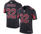 Men's Arizona Cardinals #32 Tyrann Mathieu Nike Black Color Rush Limited Jersey