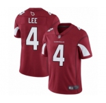 Men's Arizona Cardinals #4 Andy Lee Red Team Color Vapor Untouchable Limited Player Football Jersey