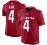 Men's Arizona Cardinals #4 Jeremiyah Love Red 2026 Draft F.U.S.E. Vapor Untouchable Limited Football Stitched Jersey