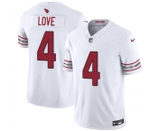 Men's Arizona Cardinals #4 Jeremiyah Love White 2026 Draft F.U.S.E. Vapor Untouchable Limited Football Stitched Jersey