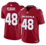 Men's Arizona Cardinals #48 Kenny Yeboah Red 2026 F.U.S.E. Vapor Untouchable Limited Football Stitched Jersey