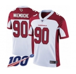 Men's Arizona Cardinals #90 Robert Nkemdiche White Vapor Untouchable Limited Player 100th Season Football Jersey