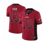 Men's Nike Arizona Cardinals #13 Christian Kirk Limited Red Rush Drift Fashion NFL Jersey