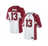 Men's Nike Arizona Cardinals #13 Jaron Brown Limited White NFL Jersey