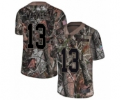 Men's Nike Arizona Cardinals #13 Kurt Warner Limited Camo Rush Realtree NFL Jersey