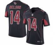 Men's Nike Arizona Cardinals #14 J.J. Nelson Limited Black Rush Vapor Untouchable NFL Jersey