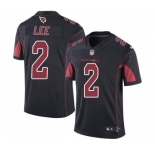 Men's Nike Arizona Cardinals #2 Andy Lee Limited Black Rush Vapor Untouchable NFL Jersey