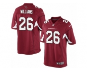 Men's Nike Arizona Cardinals #26 Brandon Williams Limited Red Team Color NFL Jersey