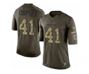 Men's Nike Arizona Cardinals #41 Marcus Cooper Limited Green Salute to Service NFL Jersey