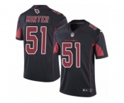 Men's Nike Arizona Cardinals #51 Kevin Minter Limited Black Rush NFL Jersey