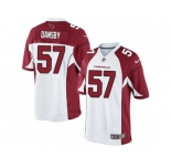 Men's Nike Arizona Cardinals #57 Karlos Dansby Limited White NFL Jersey