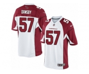 Men's Nike Arizona Cardinals #57 Karlos Dansby Limited White NFL Jersey