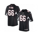 Men's Nike Arizona Cardinals #66 Alameda Ta'amu Limited Black Alternate NFL Jersey