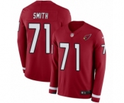 Men's Nike Arizona Cardinals #71 Andre Smith Limited Red Therma Long Sleeve NFL Jersey