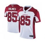 Men's Nike Arizona Cardinals #85 Gabe Holmes White Vapor Untouchable Limited Player NFL Jersey