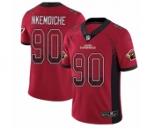 Men's Nike Arizona Cardinals #90 Robert Nkemdiche Limited Red Rush Drift Fashion NFL Jersey